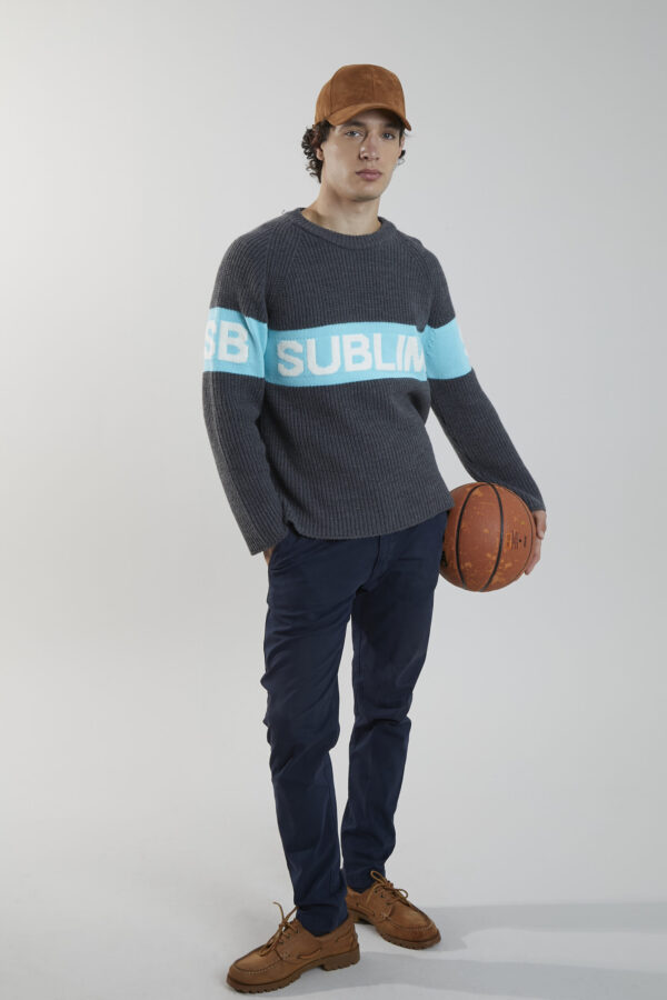 Jersey Punto Perlado Sublim - Turquesa