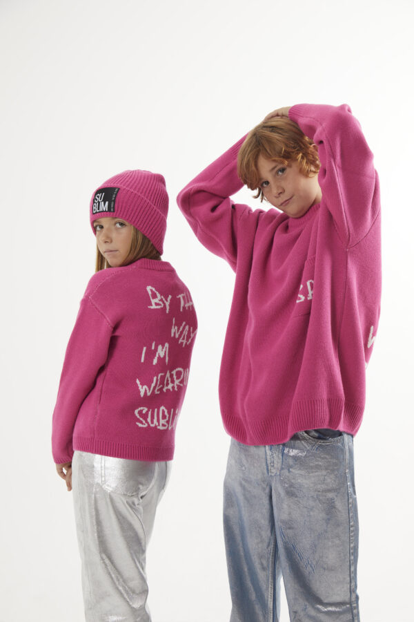 Jersey bolsillo kids - Fucsia