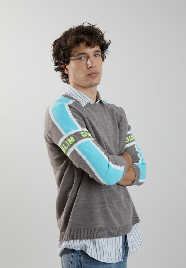 JERSEY INTARSIA- M.BEIGE